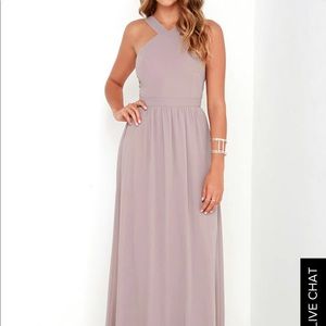 Lulu’s Taupe Formal/ Prom Dress